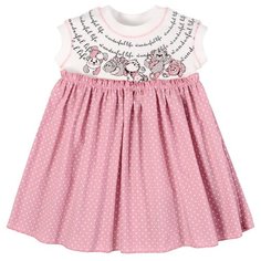 Платье Мамуляндия размер 92, белый/розовый
