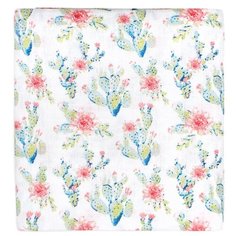 Многоразовые пеленки GlorYes! муслиновая 120х120 цветущие кактусы