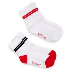 Носки Gulliver Baby комплект из 2 пар, размер 14-16, белый