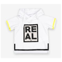 Футболка Gulliver Baby размер 80, белый/желтый/черный