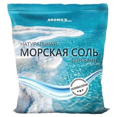 AROMASaules Натуральная морская соль для ванн Сосновые почки, 1 кг