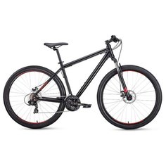 Горный (MTB) велосипед FORWARD Apache 27.5 2.0 Disc (2020) черный 21" (требует финальной сборки)
