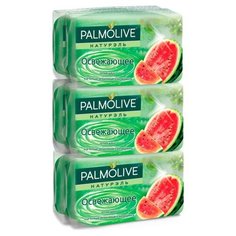 Мыло кусковое Palmolive Натурэль Летний арбуз освежающее, 6 шт., 90 г