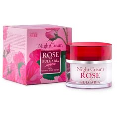 Rose of Bulgaria Night Cream with natural rose water Крем для лица ночной, 50 мл