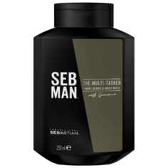 Шампунь для ухода за волосами, бородой и телом Sebastian professional The Multitasker, 250 мл