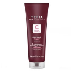 Tefia Color Creats Оттеночная маска для волос Медная, 250 мл