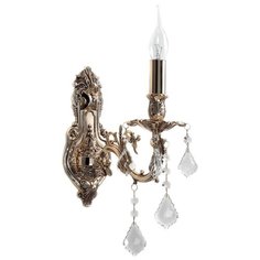 Настенный светильник Lucia Tucci Barletta W122.1 Coffe Gold, 60 Вт