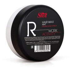 Shot Воск Work Activity Hair Wax Mat, сильная фиксация, 100 мл