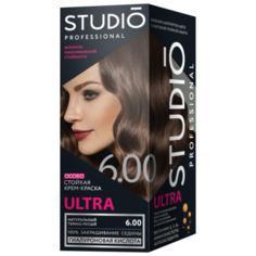 Studio Professional Ultra особо стойкая крем-краска для седых волос, 6.00 Натуральный темно-русый