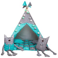 Палатка Вигвамия максимальный с бомбоном звездное небо