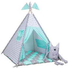 Палатка Вигвамия базовый с бомбоном мятный