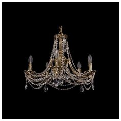 Люстра Bohemia Ivele Crystal 1771 1771/5/190/C/GB, E14, 200 Вт