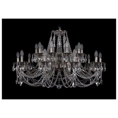 Люстра Bohemia Ivele Crystal 1703 1703/20/360/C/NB, E14, 800 Вт