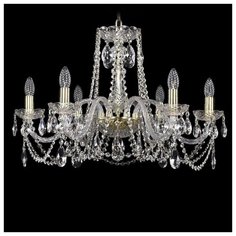 Люстра Bohemia Ivele Crystal 1402 1402/6/240/G, E14, 240 Вт