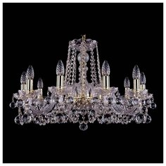 Люстра Bohemia Ivele Crystal 1402 1402/10/240/G/Balls, E14, 400 Вт