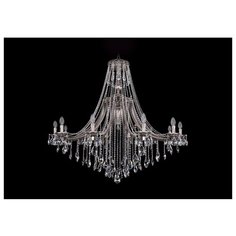 Люстра Bohemia Ivele Crystal 1771 1771/12/490/B/NB, E14, 480 Вт