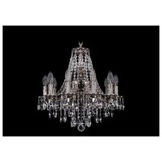 Люстра Bohemia Ivele Crystal 1771 1771/10/150/B/NB, E14, 400 Вт