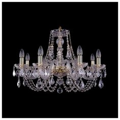 Люстра Bohemia Ivele Crystal 1406 1406/8/240/G/Leafs, E14, 320 Вт
