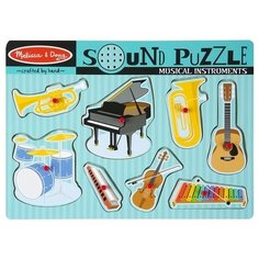 Рамка-вкладыш Melissa & Doug Музыкальные инструменты (732), 8 дет.