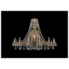 Люстра Bohemia Ivele Crystal 1771 1771/16/490/A/G, E14, 640 Вт
