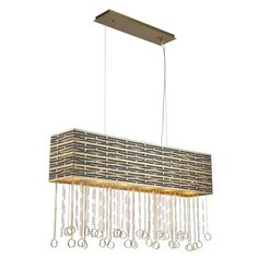 Люстра Lucia Tucci PERSO 4930.6 gold&black, E14, 240 Вт