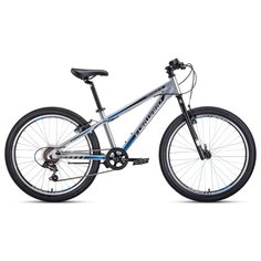 Подростковый горный (MTB) велосипед FORWARD Twister 24 1.0 (2020) серый/черный 13" (требует финальной сборки)