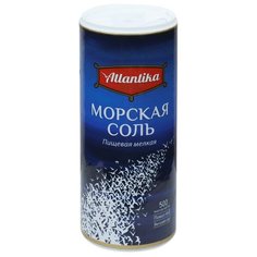 Atlantika Соль морская, помол №0, высший сорт, 500 г