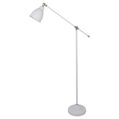 Торшер Arte Lamp Braccio A2054PN-1WH 60 Вт