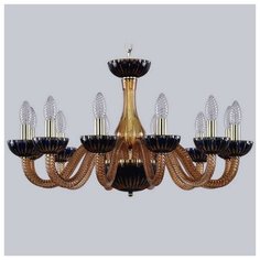Люстра Bohemia Ivele Crystal 1308 1308/12/240 G Am/Amber-Blue/H-1K, E14, 480 Вт