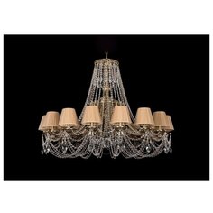 Люстра Bohemia Ivele Crystal 1771 1771/16/410/C/GB/SH37-160, E14, 640 Вт