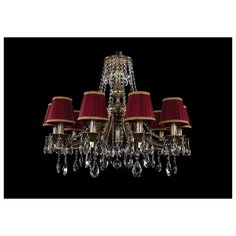 Люстра Bohemia Ivele Crystal 1771 1771/10/220/A/GB/SH8B, E14, 400 Вт