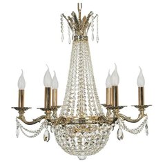 Люстра Arti Lampadari Amelia E 1.6.6.502 GB, E27, 420 Вт