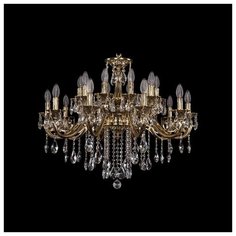 Люстра Bohemia Ivele Crystal 1703 1703/20/320/B/GB, E14, 800 Вт