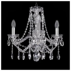 Люстра Bohemia Ivele Crystal 1413 1413/3/165/Ni, E14, 120 Вт