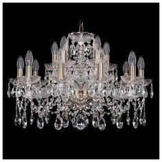 Люстра Bohemia Ivele Crystal 1413 1413/10+5/220/Pa, E14, 600 Вт
