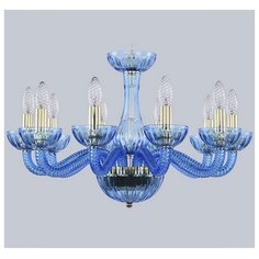 Люстра Bohemia Ivele Crystal 1311 1311/10/200 G Aq/Aquamarime/M-1H, E14, 400 Вт
