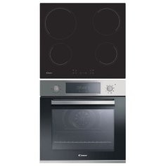 Комплект встраиваемой техники Candy FCP605XL + ECH64CC серебристый/черный