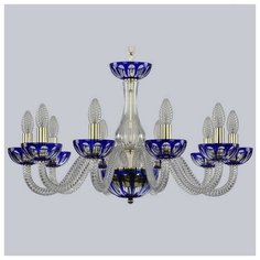 Люстра Bohemia Ivele Crystal 1308 1308/10/240 G Cl/Clear-Blue/H-1H, E14, 400 Вт