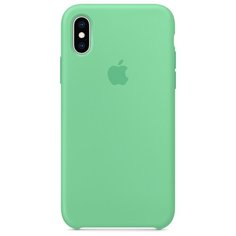 Чехол Apple силиконовый для Apple iPhone XS нежная мята