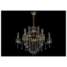 Люстра Bohemia Ivele Crystal 1703/12/225/B/GB, E14, 480 Вт