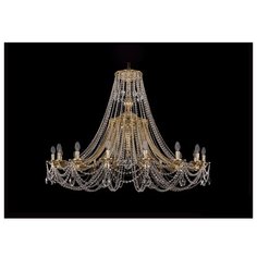 Люстра Bohemia Ivele Crystal 1771/16/490/C/G, E14, 640 Вт
