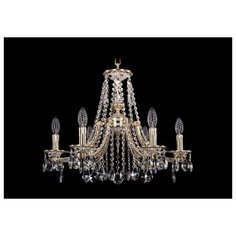 Люстра Bohemia Ivele Crystal 1771/6/190/A/GW, E14, 240 Вт