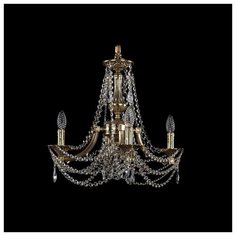 Люстра Bohemia Ivele Crystal 1771/4/150/C/GB, E14, 160 Вт
