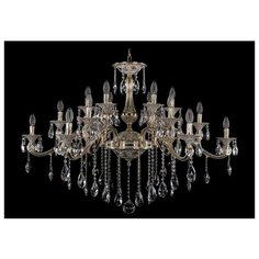 Люстра Bohemia Ivele Crystal 1709/18/410/B/GW, E14, 720 Вт