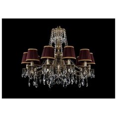 Люстра Bohemia Ivele Crystal 1771/10/220/A/GB/SH9B, E14, 400 Вт