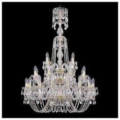 Люстра Bohemia Ivele Crystal 1402/16+8+4/300/XL-123/3d/G, E14, 1120 Вт
