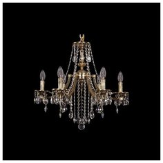 Люстра Bohemia Ivele Crystal 1771/6/190/B/GB, E14, 240 Вт