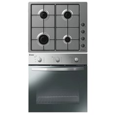 Комплект встраиваемой техники Candy COGHP60X + E серебристый