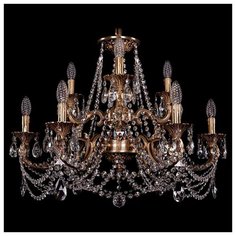 Люстра Bohemia Ivele Crystal 1722/6+3/265/C/FP, E14, 360 Вт
