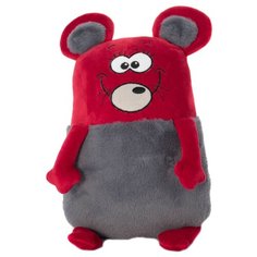 Мягкая игрушка KiddieArt Мягкие зверята Бордовая мышь 50 см